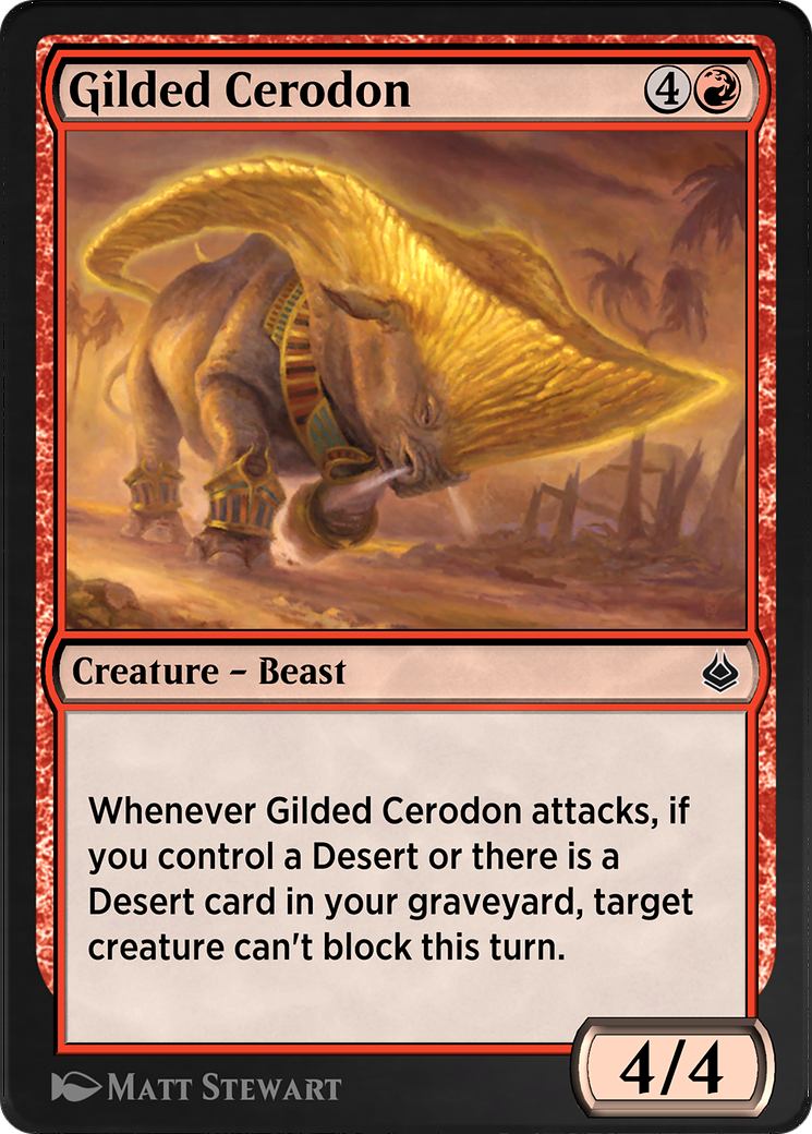 Gilded Cerodon Card Image