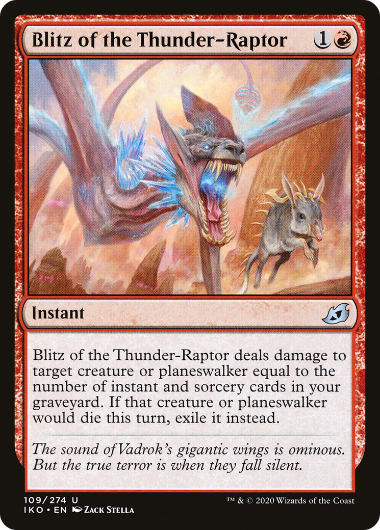 Blitz of the Thunder-Raptor Card Image