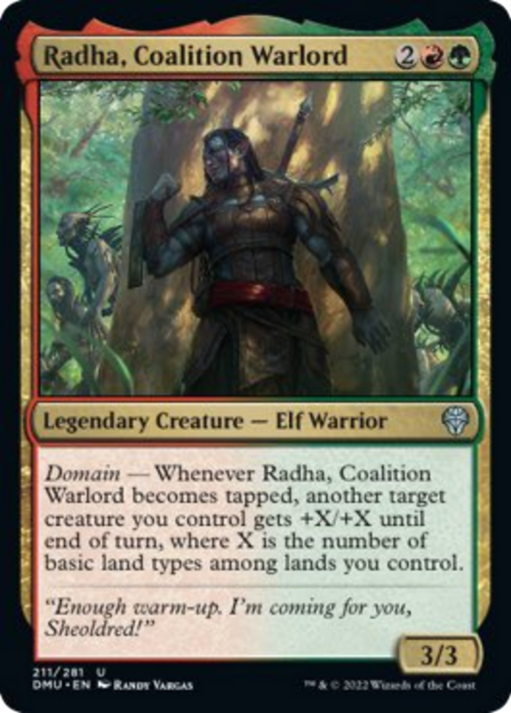 Radha, Coalition Warlord Card Image