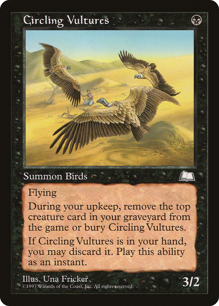 Circling Vultures Card Image