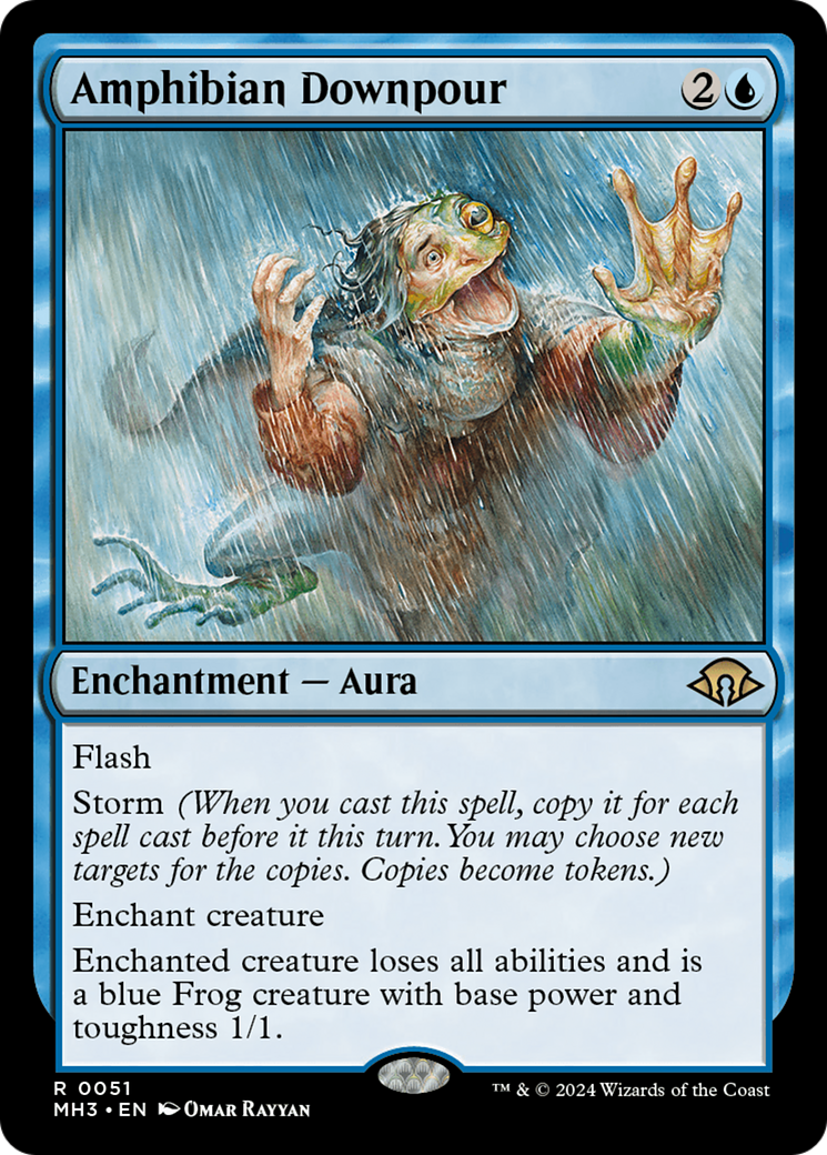 Amphibian Downpour Card Image