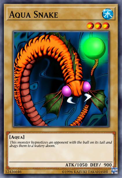 Aqua Snake Card Image