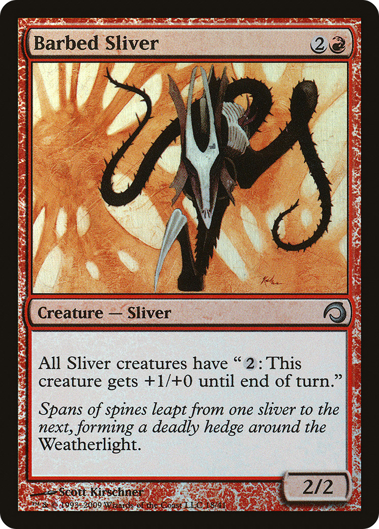 Barbed Sliver Card Image