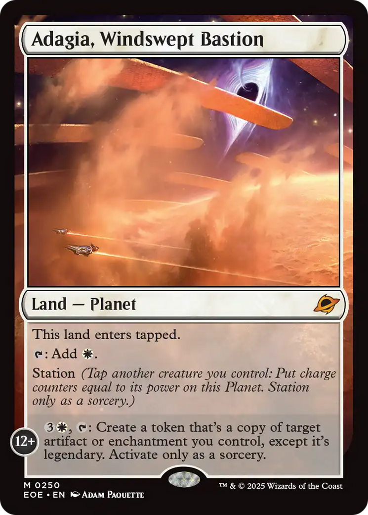 Adagia, Windswept Bastion Card Image