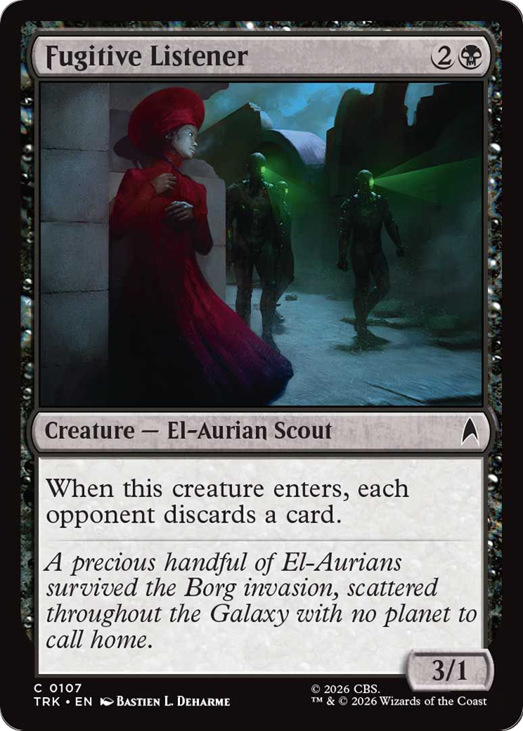 Fugitive Listener Magic: The Gathering card