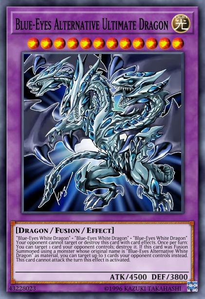 Blue-Eyes Alternative Ultimate Dragon Card Image