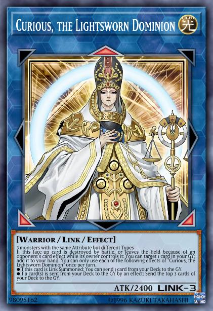 Curious, the Lightsworn Dominion Card Image