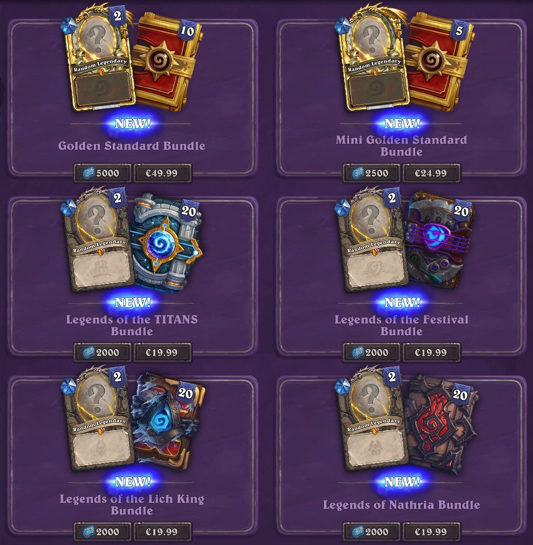 Shop Update: Two Constructed Bundles (Warlock & Priest Skins + Packs) -  Hearthstone Top Decks