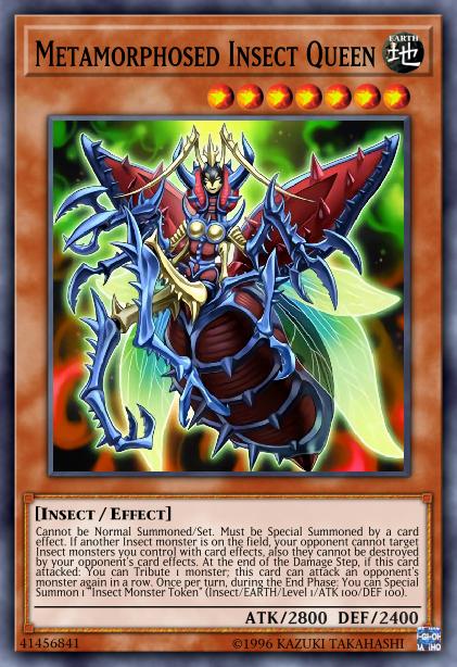 Metamorphosed Insect Queen Card Image