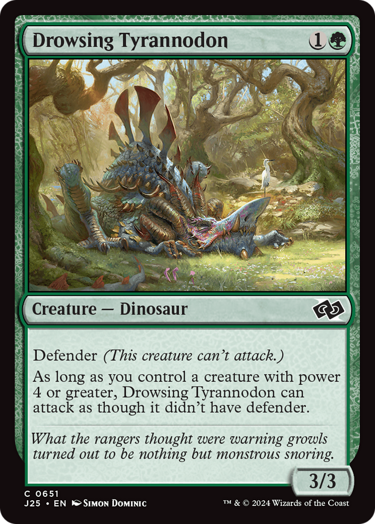 Drowsing Tyrannodon Card Image