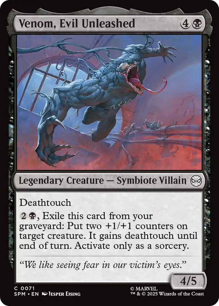 Venom, Evil Unleashed Card Image