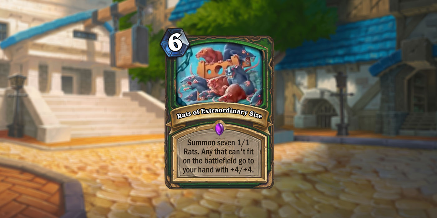 New Hunter Card Revealed for United in Stormwind by Blizzard - Rats of Extraordinary Size
