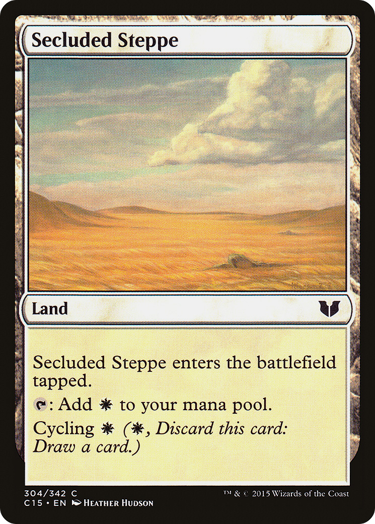 Secluded Steppe Card Image