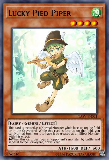 Lucky Pied Piper Card Image