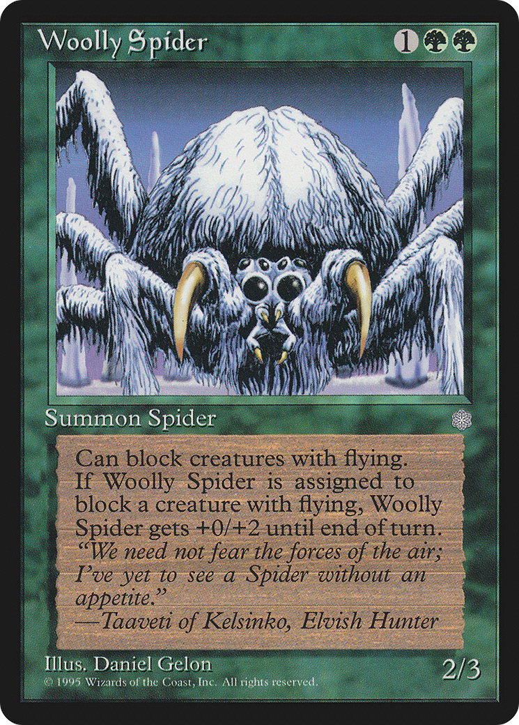 Woolly Spider Card Image