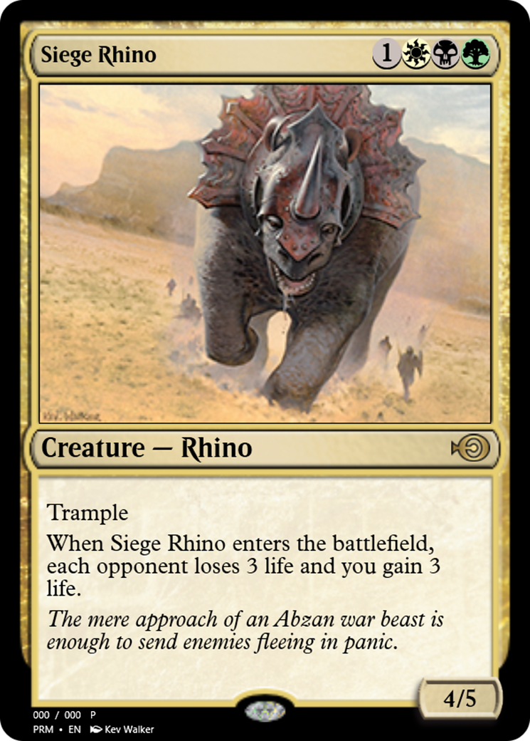 Siege Rhino Card Image