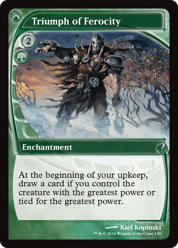 Triumph of Ferocity Card Image