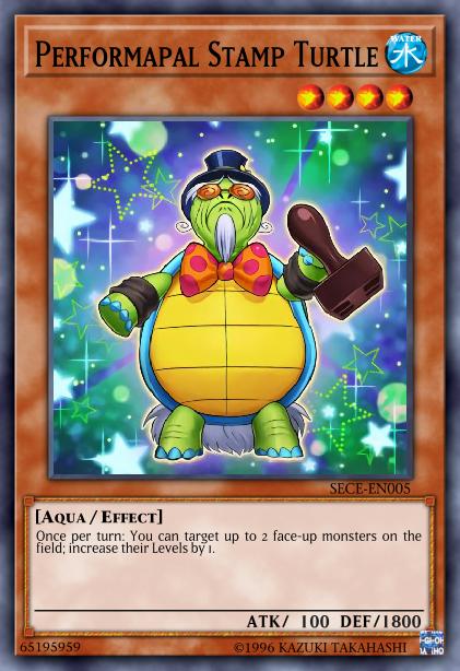 Performapal Stamp Turtle Card Image