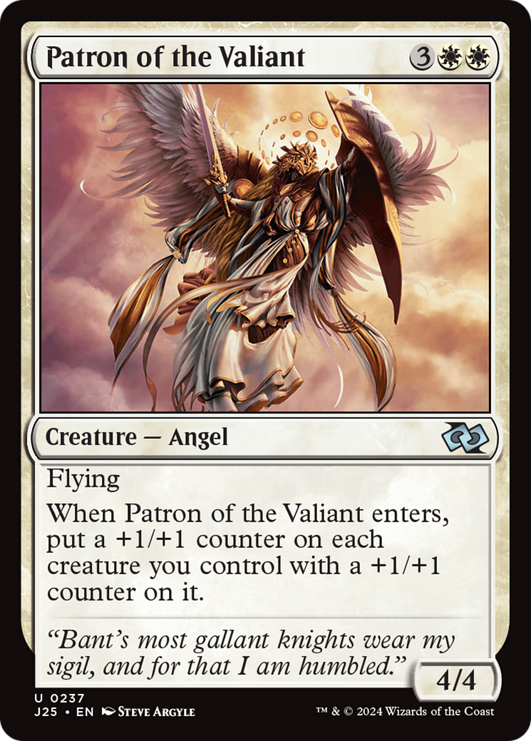 Patron of the Valiant Card Image