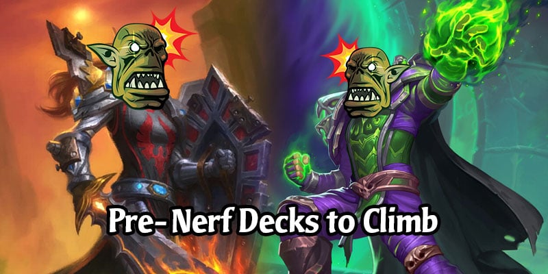 Top Performing Decks to Climb the Ladder Before the Balance Changes Hit