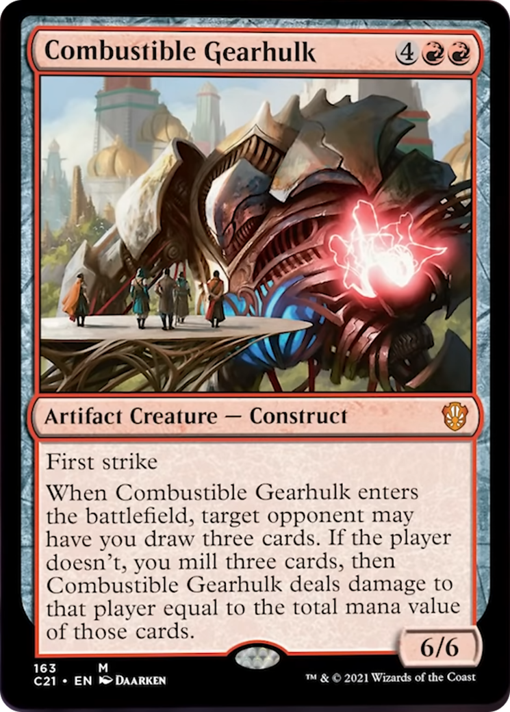 Combustible Gearhulk Card Image