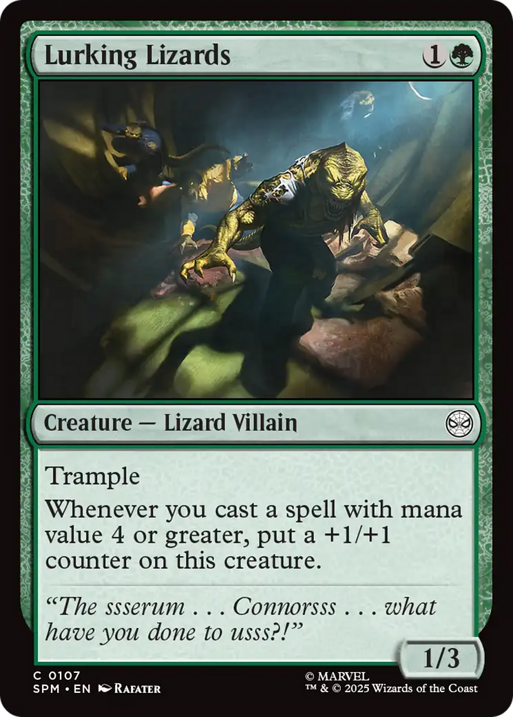 Lurking Lizards Card Image