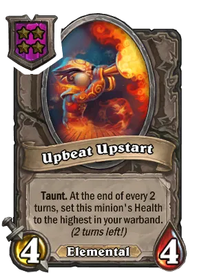 Upbeat Upstart Card Image