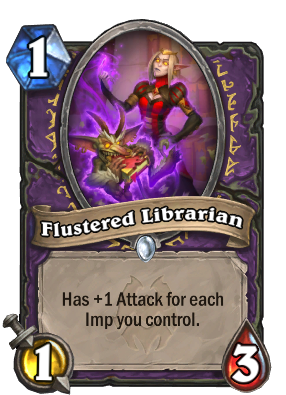Flustered Librarian Card Image