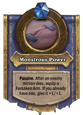 Monstrous Power Card Image