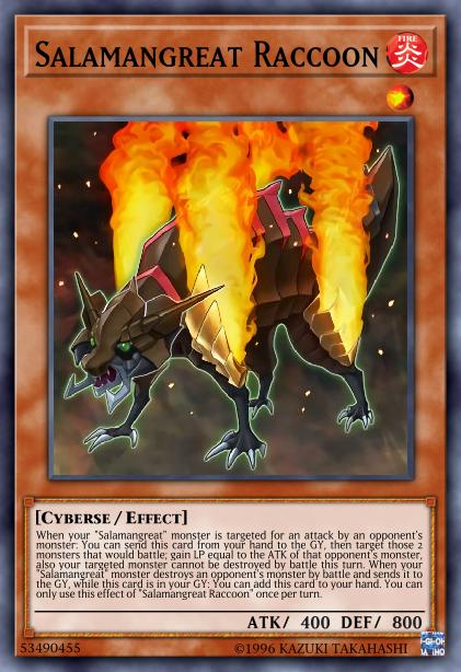 Salamangreat Raccoon Card Image