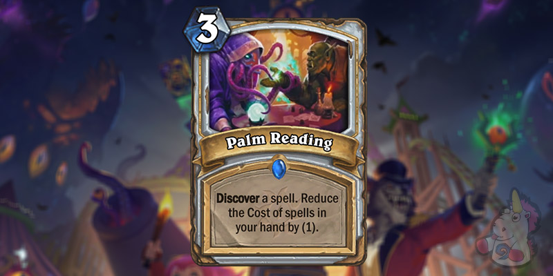 Two New Cards Revealed For Hearthstone's Darkmoon Faire Expansion - Palm Reading & Claw Machine