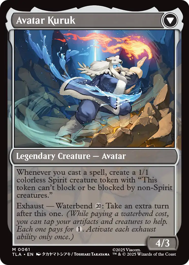 Avatar Kuruk Magic: The Gathering card