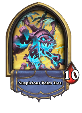 Suspicious Palm Tree Card Image