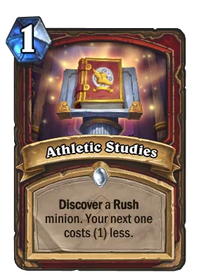 Athletic Studies Card Image