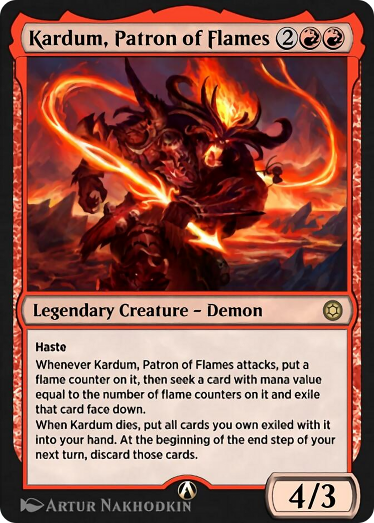 Kardum, Patron of Flames Card Image