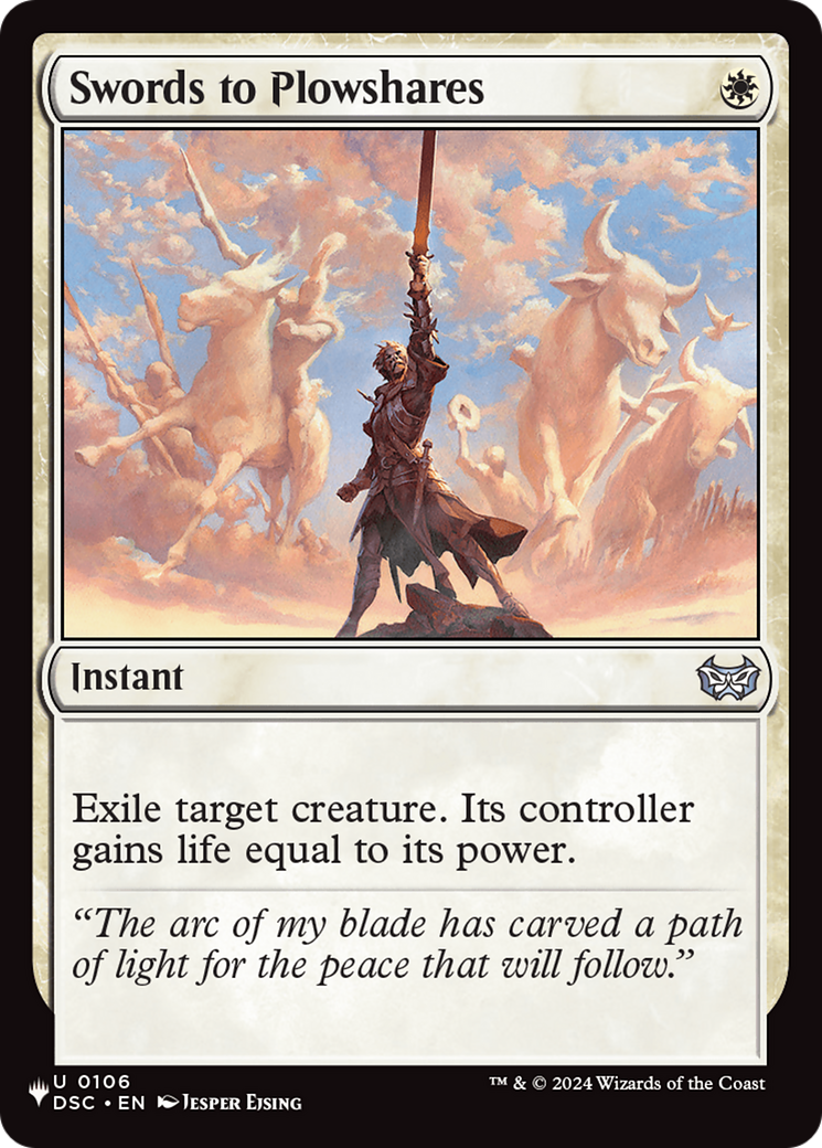 Swords to Plowshares Card Image