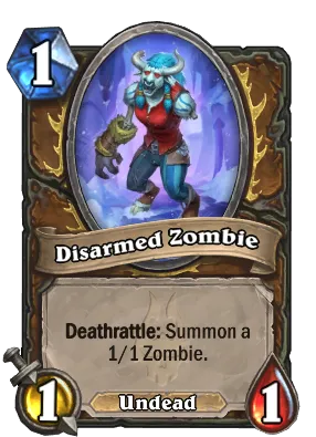 Disarmed Zombie Card Image