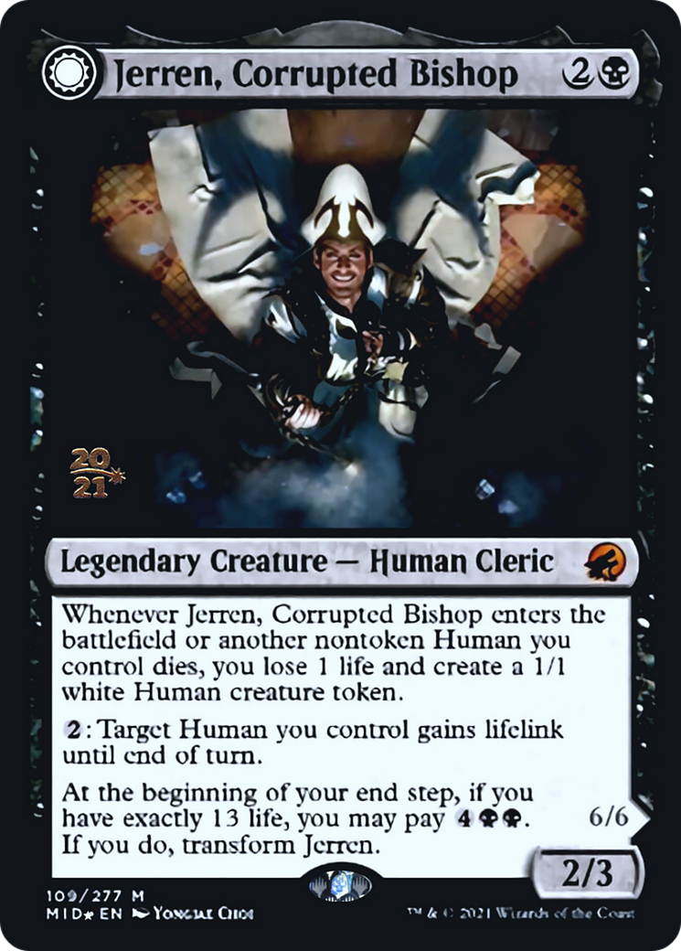 Jerren, Corrupted Bishop // Ormendahl, the Corrupter Card Image