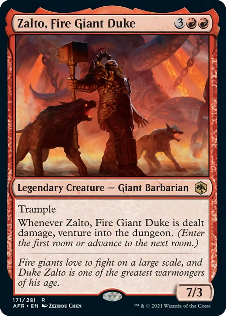 Zalto, Fire Giant Duke Card Image