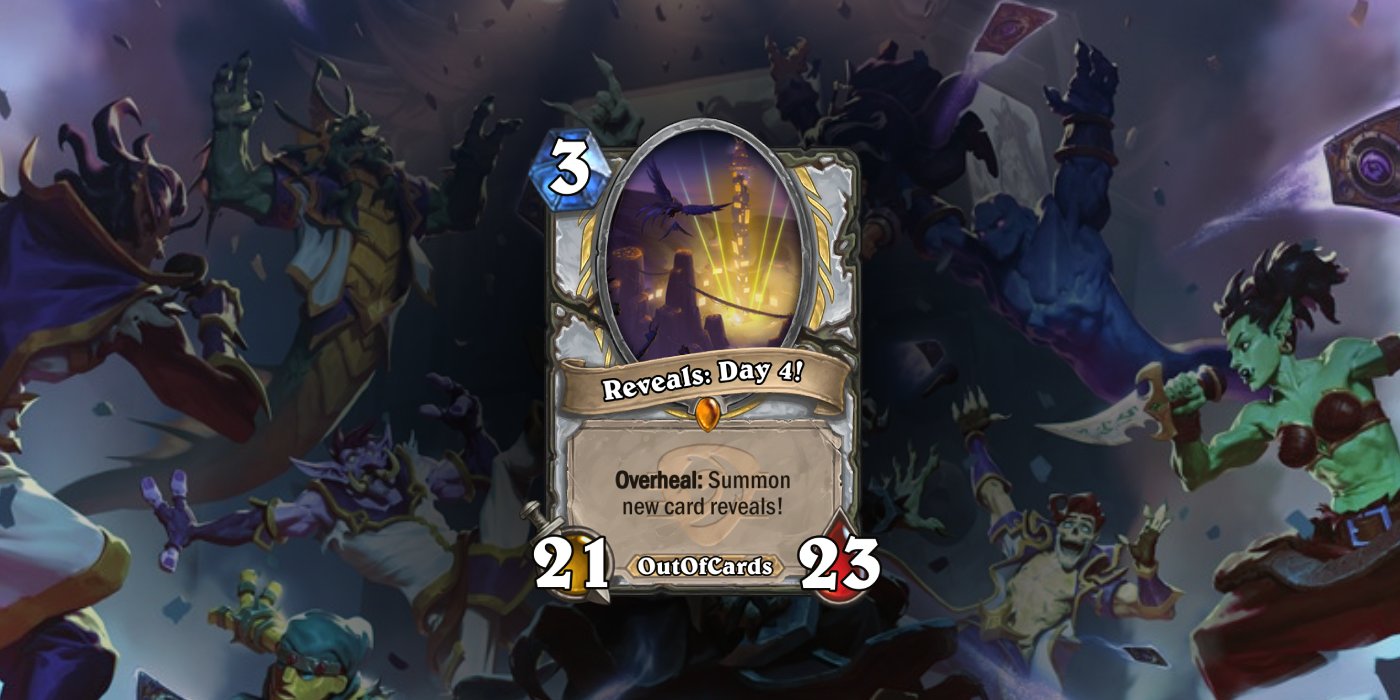 All Day 4 Card Reveals for Hearthstone's Festival of Legends Expansion