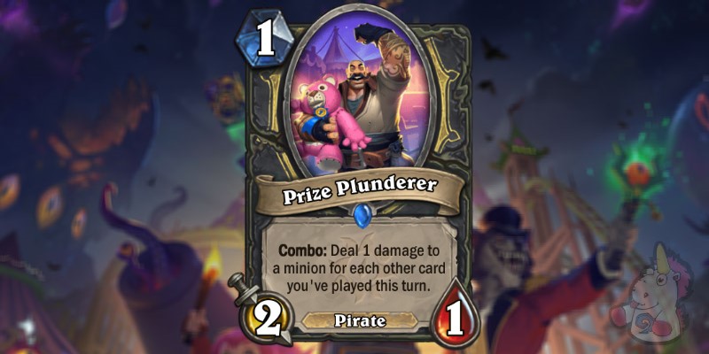 Prize Plunderer is a New Rogue Card Revealed for Hearthstone's Darkmoon Faire Expansion