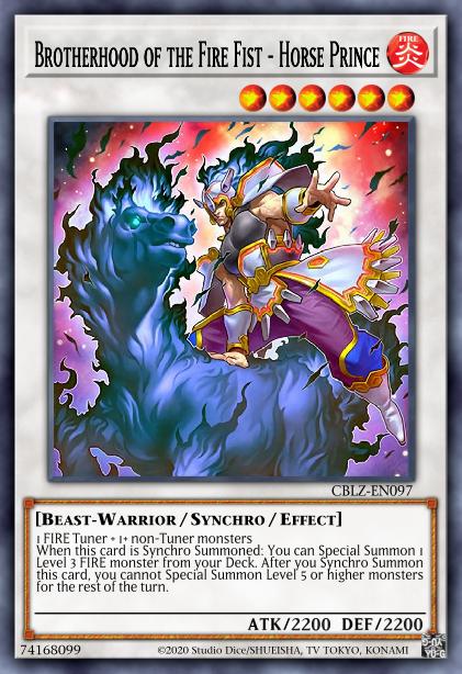 Brotherhood of the Fire Fist - Horse Prince Card Image