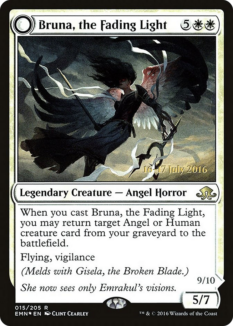 Bruna, the Fading Light // Brisela, Voice of Nightmares Card Image