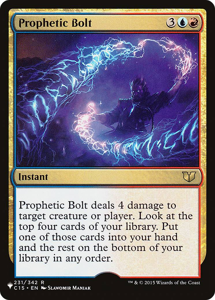 Prophetic Bolt Card Image