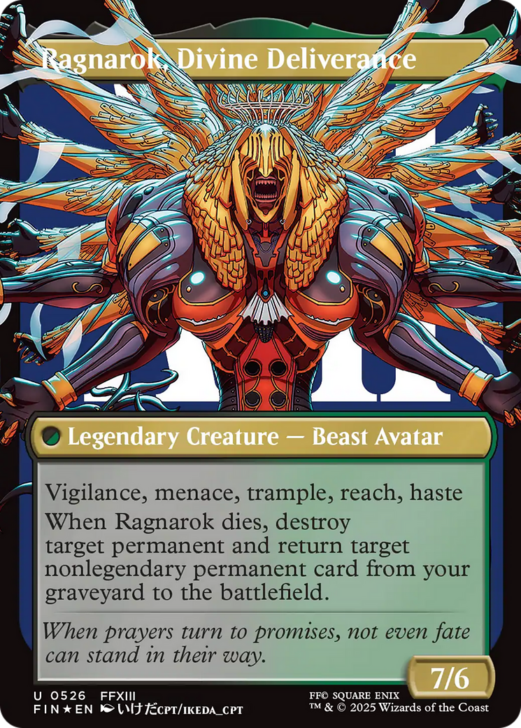 Ragnarok, Divine Deliverance // Vanille, Cheerful l'Cie Card Image