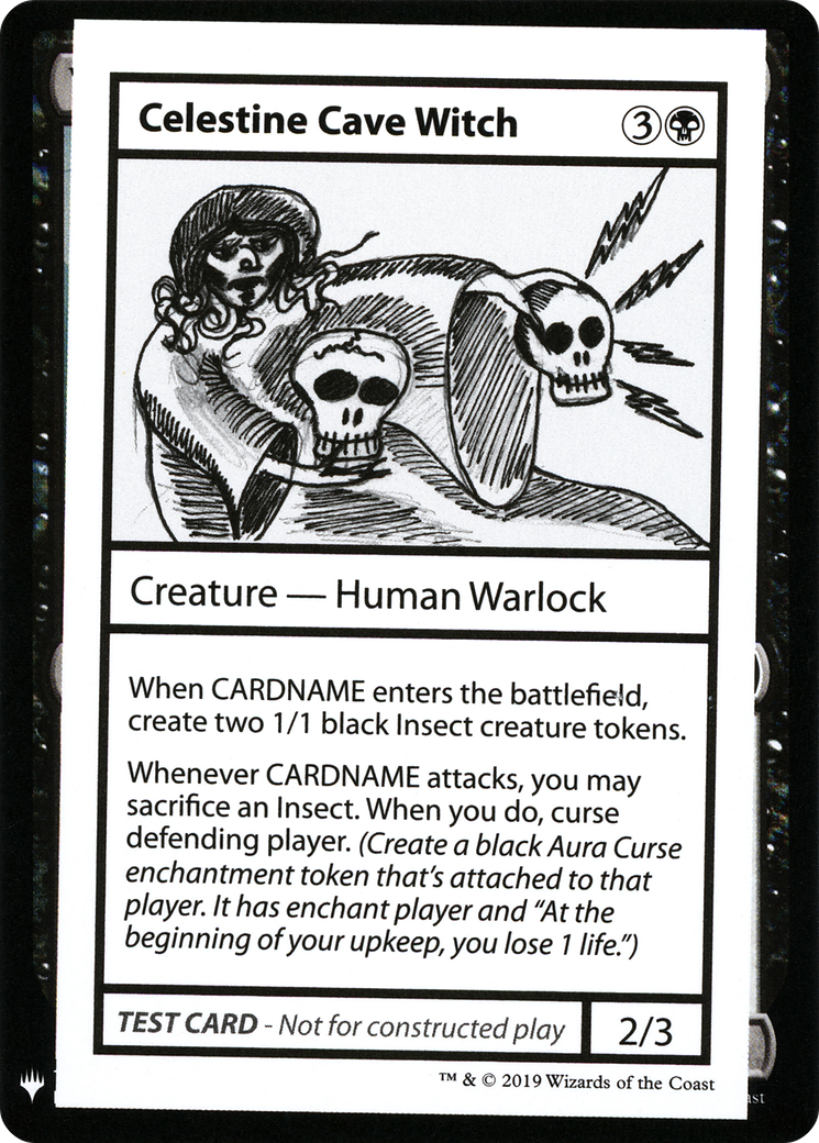 Celestine Cave Witch Card Image