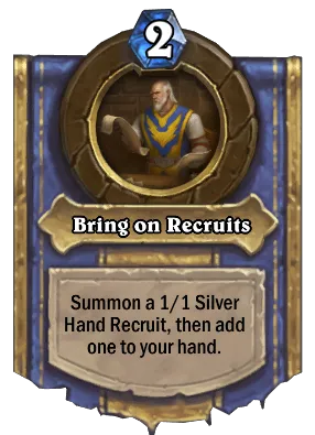 Bring on Recruits Card Image