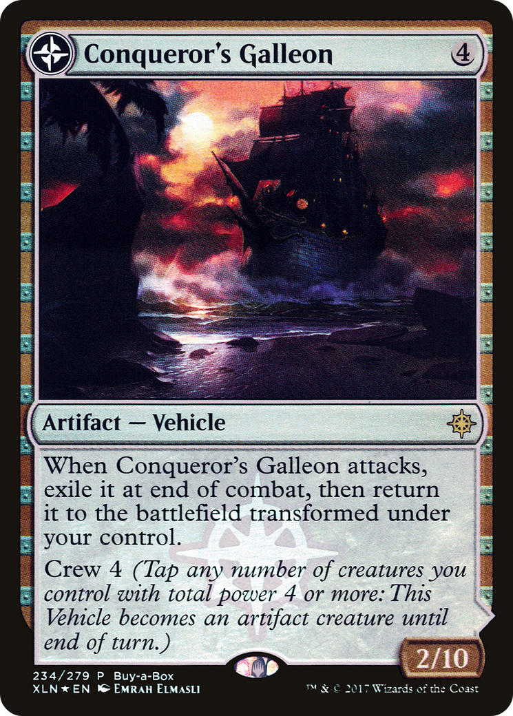 Conqueror's Galleon // Conqueror's Foothold Card Image