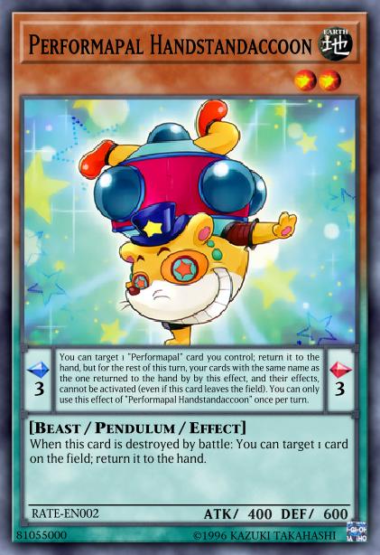 Performapal Handstandaccoon Card Image