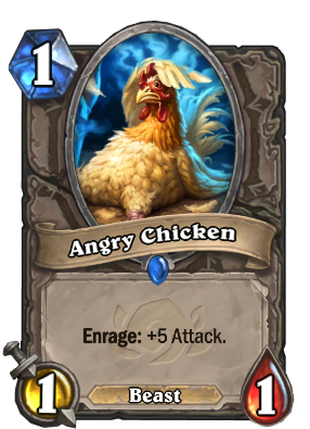 Angry Chicken Card Image
